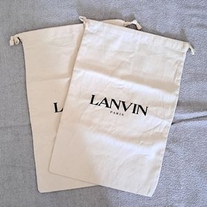 Pair of Lanvin Dust Bags 11 25" x 16.5"